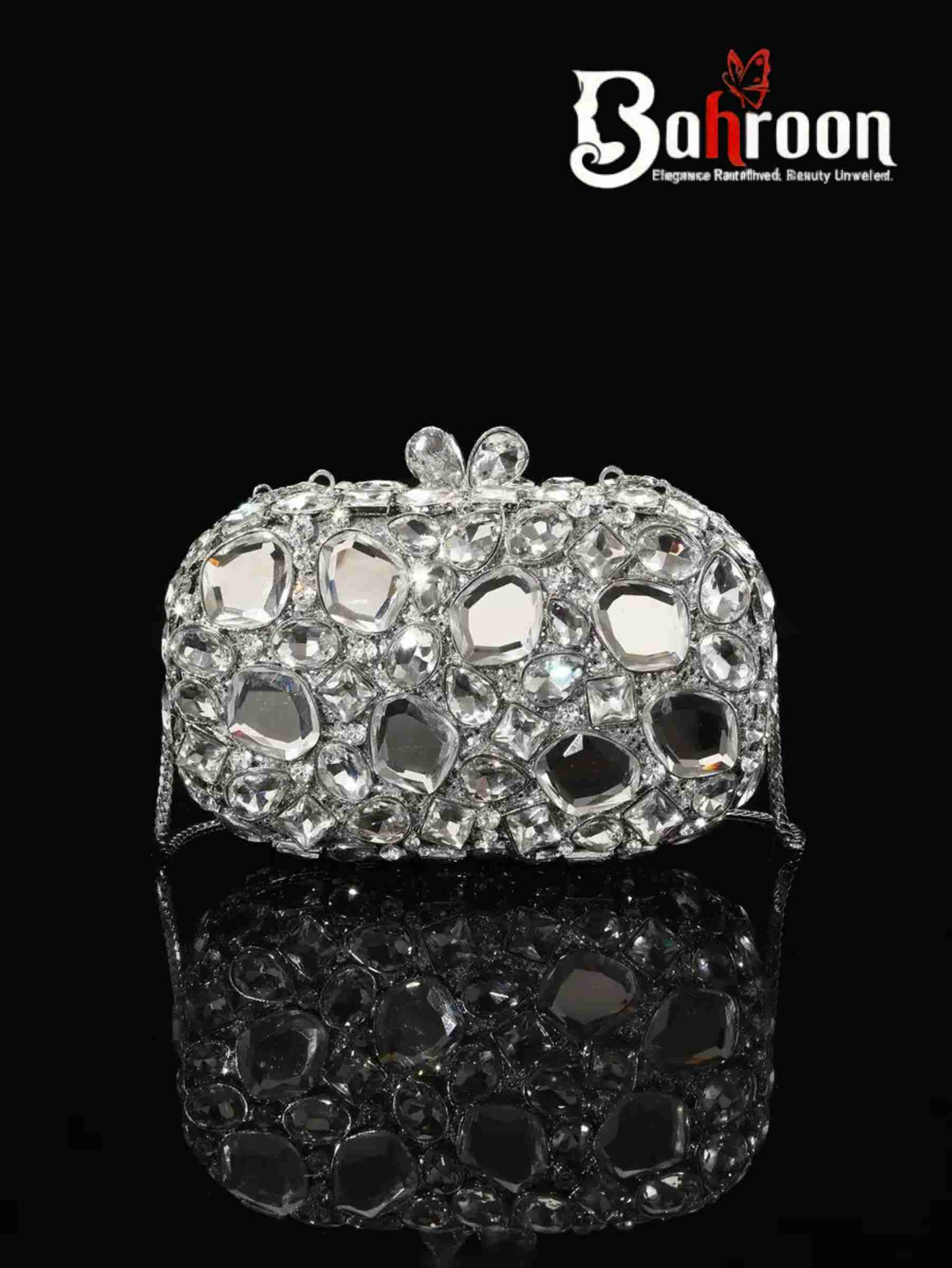Luxury Hollow-Out Diamond Alloy Handbag