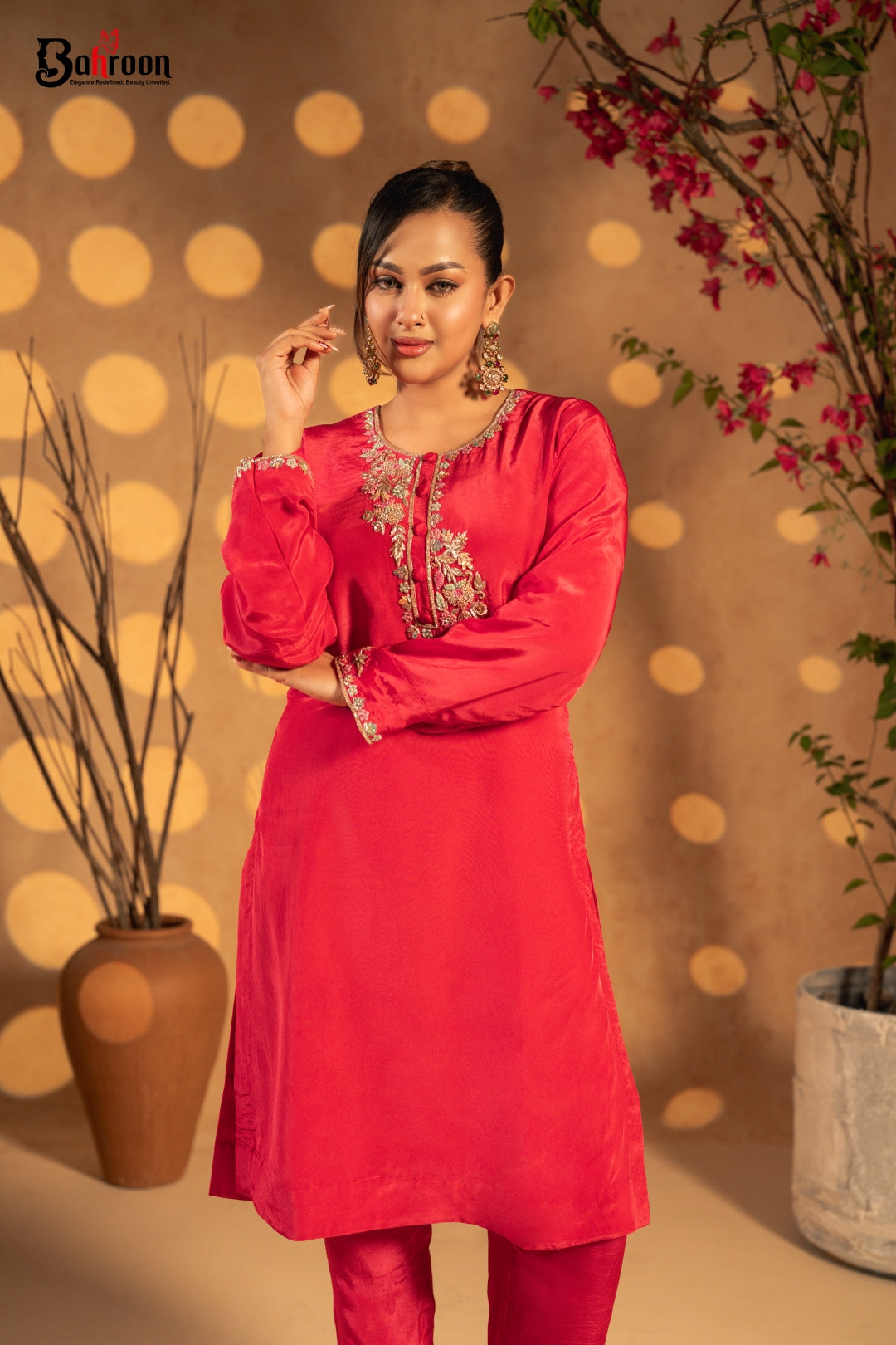 Rang Mahal Ruby Pink Two Piece Ethnic Suit for Women S-XL