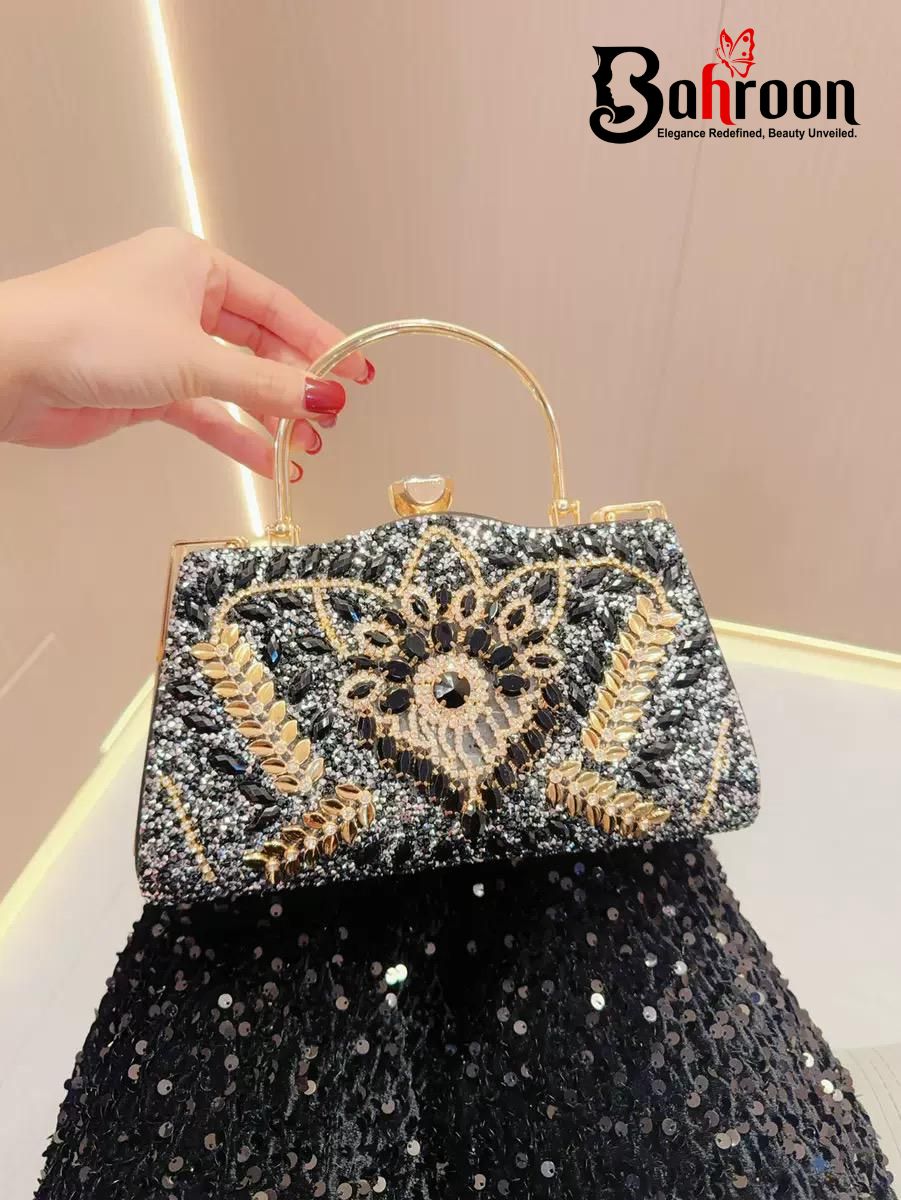 Stylish Pillow-Shape Evening Bag