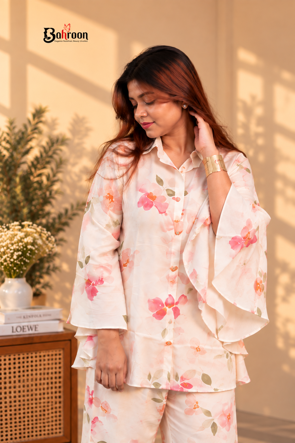 Womens Jui Floral Two Piece