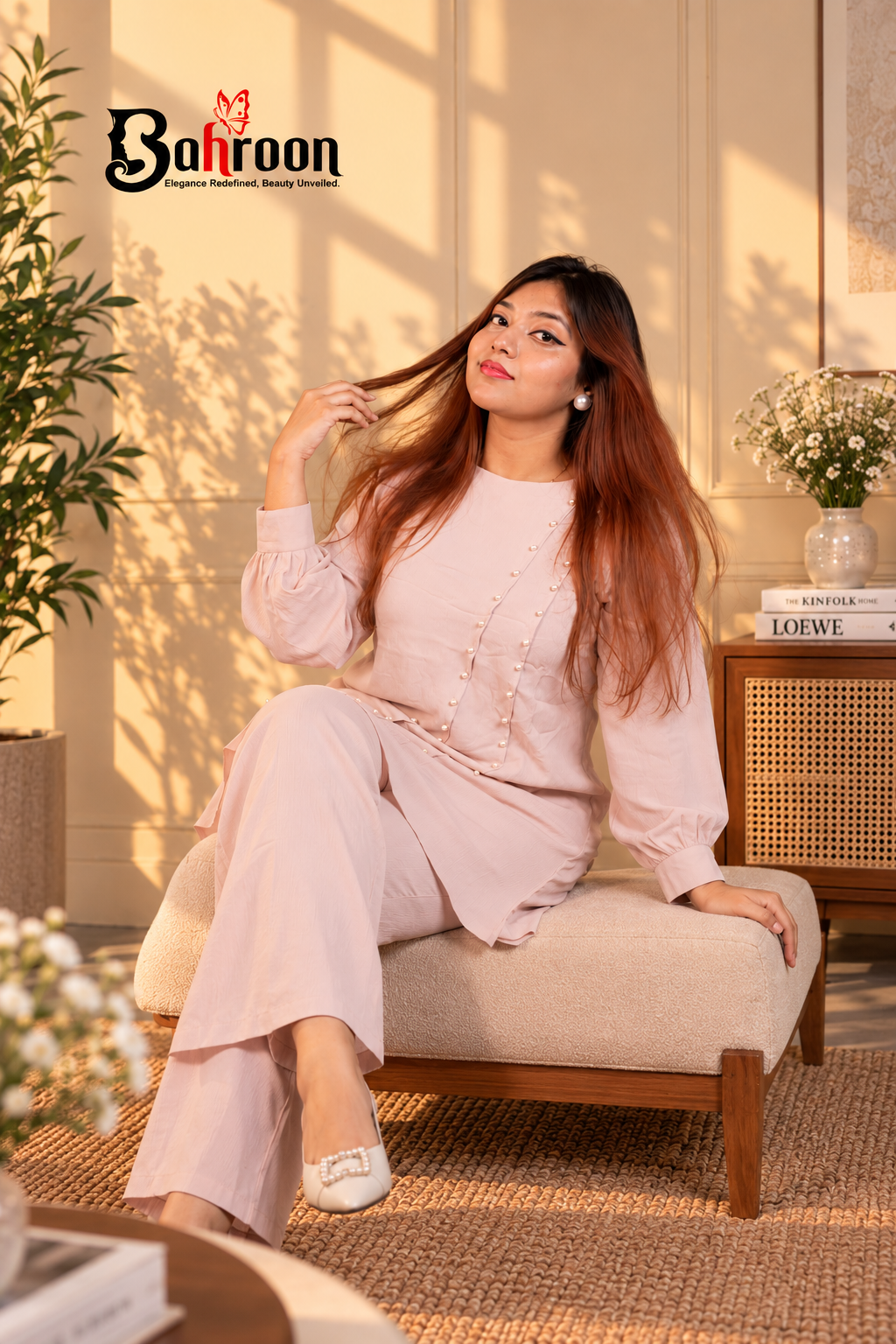 Womens Nora Pink Two Piece