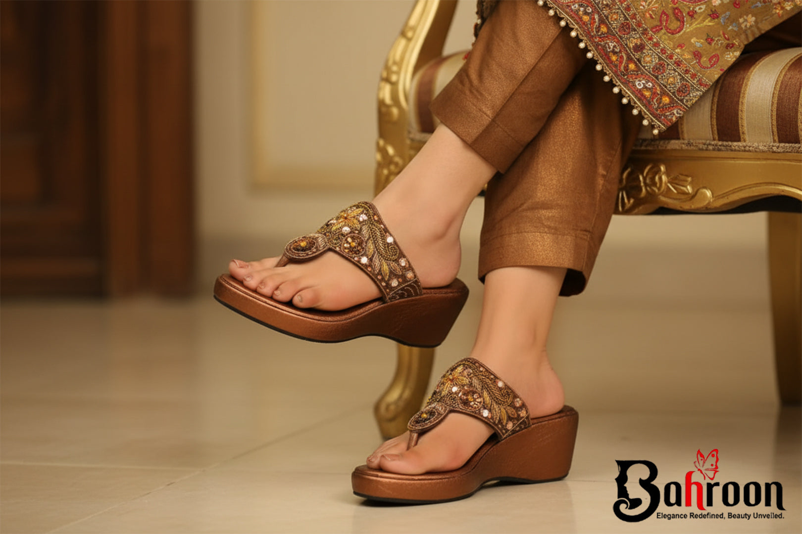 Premium Handcrafted wedges (𝐎𝐫𝐢𝐧𝐳𝐚)