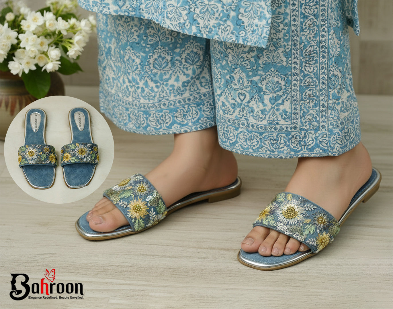 Premium Sky Blue Flat